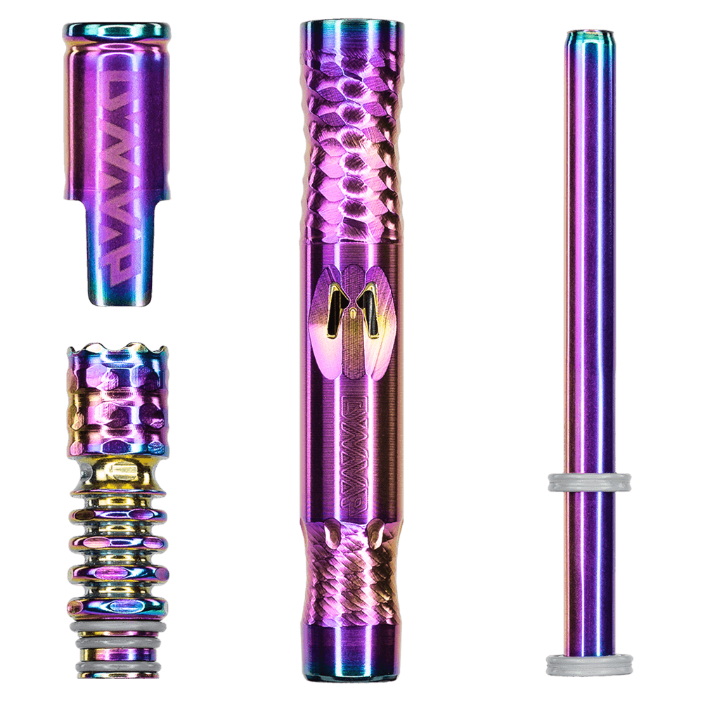 2021 M stainless steel vaporizer in rosium pink disassembled